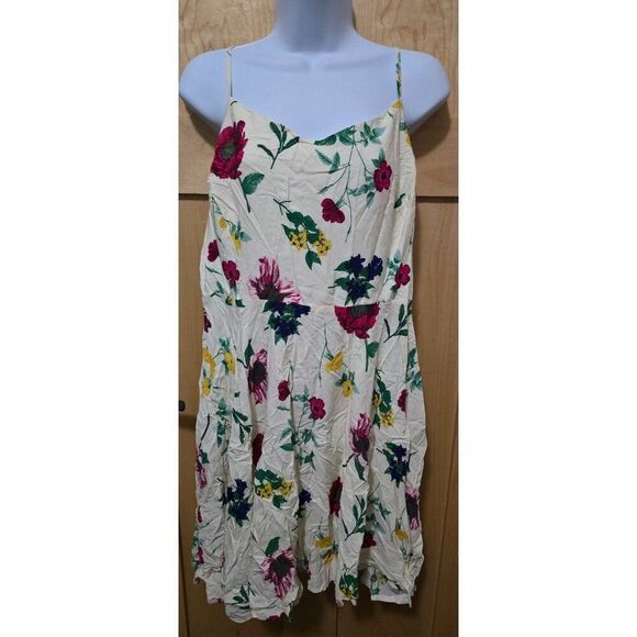 Floral Sundress Adjustable Straps & Smocked Back Old Navy fairycore cottagecore - Picture 1 of 9